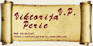 Viktorija Perić vizit kartica